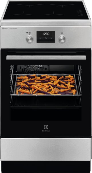Electrolux Indukční sporák s parní funkcí SteamBake LKI564266X