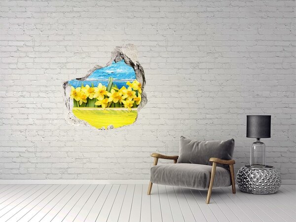 Samolepící díra na stěnu nálepka Narcis nd-p-79578673