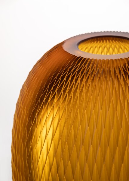 Váza Metamorphosis 20 cm "Amber" Rückl