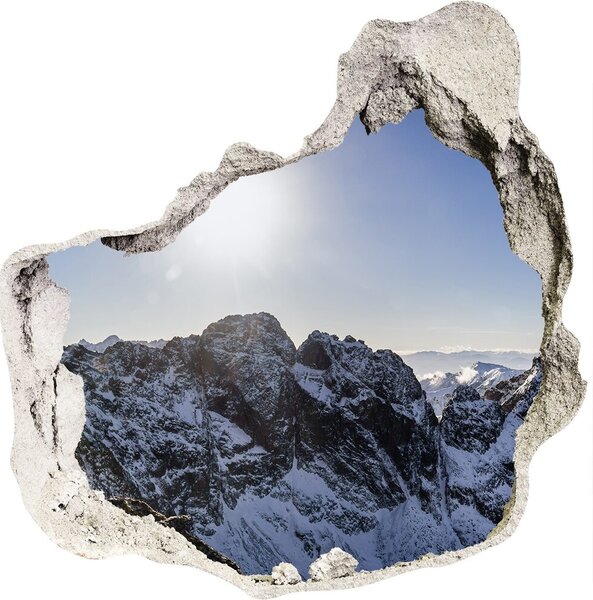 Nálepka fototapeta 3D výhled Zima v Tatrách nd-p-80482542