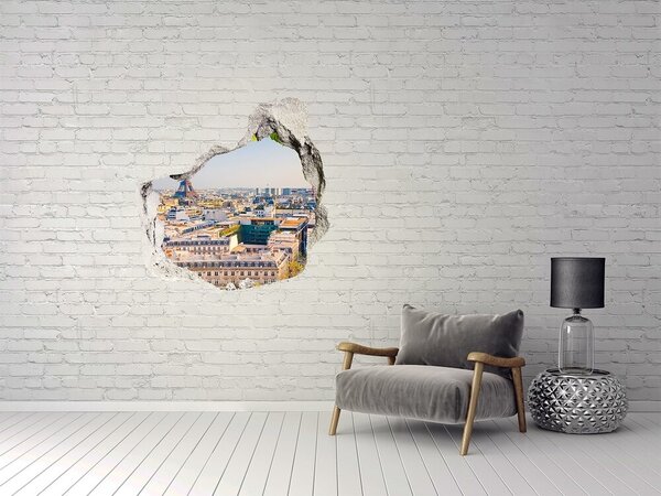 Fototapeta díra na zeď 3D nálepka Paříž nd-p-80291148