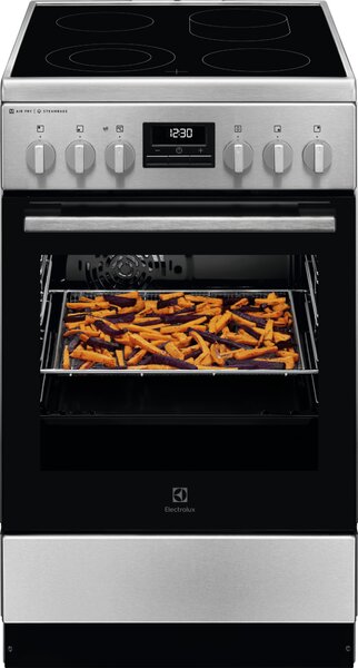 Electrolux Sklokeramický sporák s parní funkcí SteamBake LKR564255X