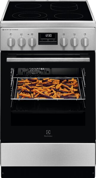 Electrolux Sklokeramický sporák s parní funkcí SteamBake LKR564255X