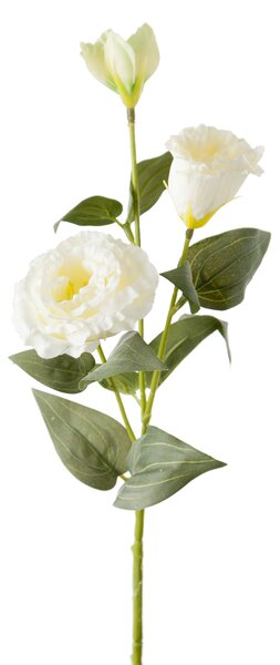 Animadecor Umělá květina - Eustoma jícnovka bílá 65cm