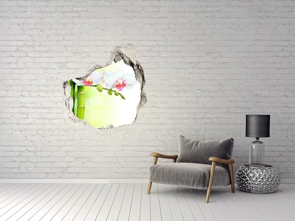 Fototapeta díra na zeď Orchidej a bambus nd-p-82165838