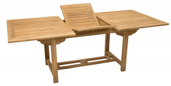 Zahradní obdelníkový stůl MONTANA 160/210 x 90 cm (teak)