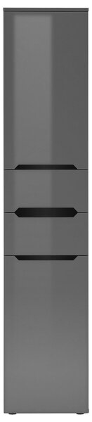 VYSOKÁ SKŘÍŇ, antracitová, 40/190/30 cm home24 - Koupelnové skříňky vysoké, Online Only