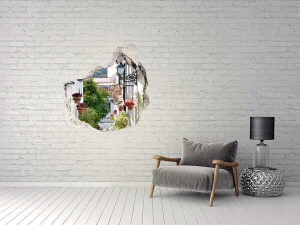 Fototapeta díra na zeď 3D Romantická ulička nd-p-81935721