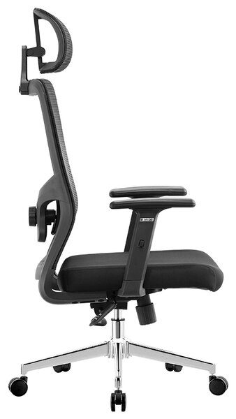 Kancelářská ergonomická židle Neoseat LORELI — černá, nosnost 150 kg