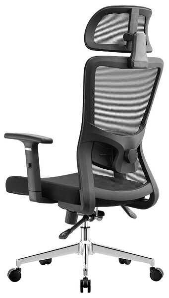 Kancelářská ergonomická židle Neoseat LORELI — černá, nosnost 150 kg