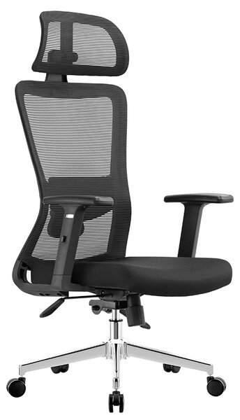 Kancelářská ergonomická židle Neoseat LORELI — černá, nosnost 150 kg