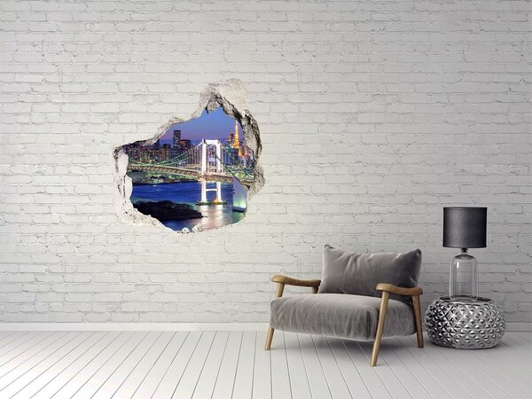 Fototapeta díra na zeď 3D Most v Tokiu nd-p-83069808