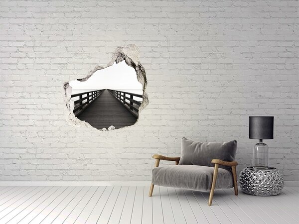 Fototapeta díra na zeď 3D Dřevěné molo nd-p-83254828