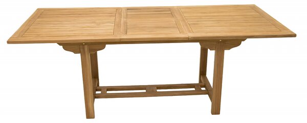 Zahradní obdelníkový stůl MONTANA 160/210 x 90 cm (teak)