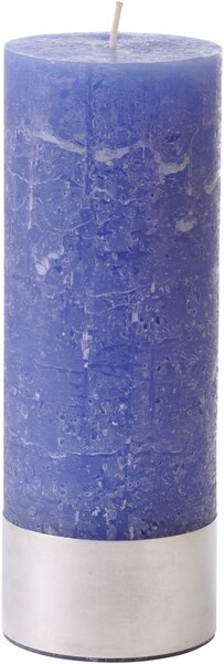 Animadecor Svíčka rustikální modrá 19x7cm