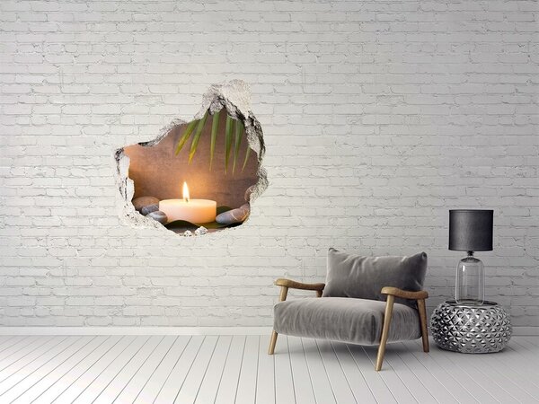 Fototapeta díra na zeď Hořící svíčky nd-p-83368603