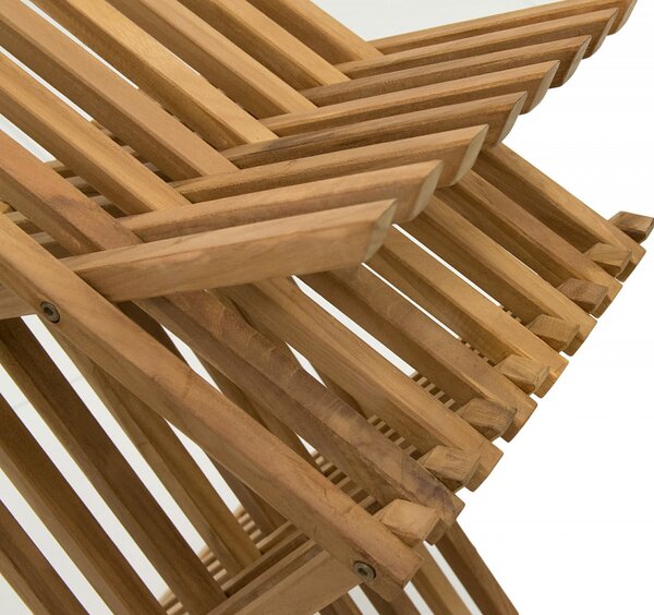 Zahradní odkládací stolek FLOW (teak)