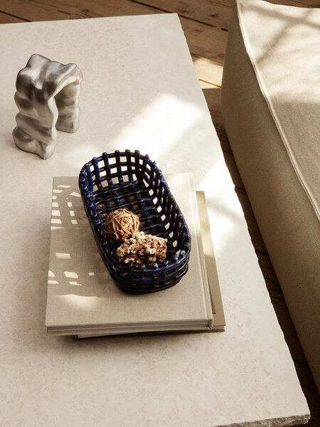 Keramická mísa Oval "Blue" ferm LIVING