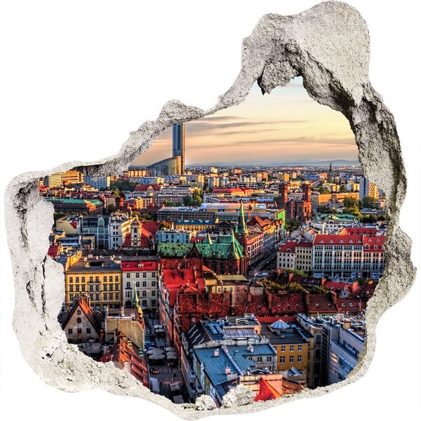 Fototapeta díra na zeď 3D Panorama Vratislav nd-p-84243911