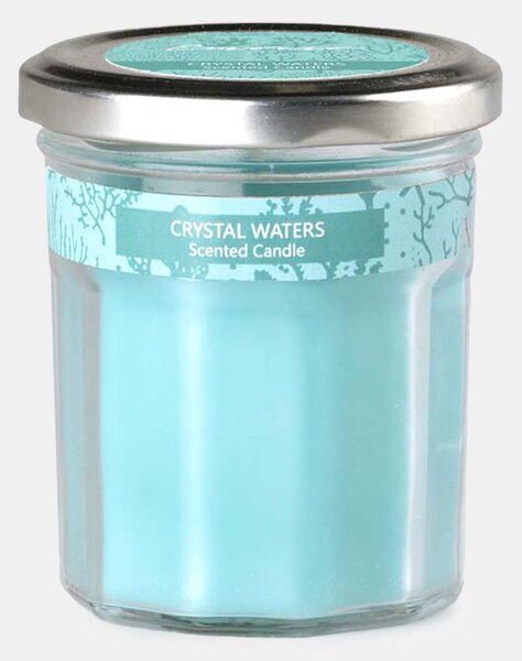 Vonná svíčka Crystal waters modrá