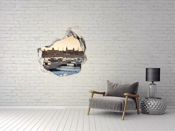 Fototapeta díra na zeď 3D Štětín Polsko nd-p-85104678