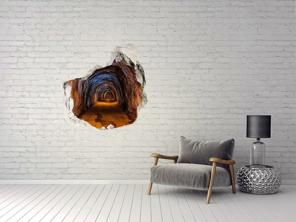 Fototapeta díra na zeď 3D Podzemní tunel nd-p-85458892