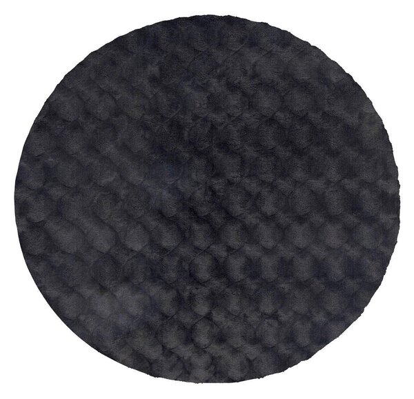 KOBEREC S VYSOKÝM VLASEM, 120/120 cm antracitová Kayoom - Online Only koberce & rohožky, Online Only