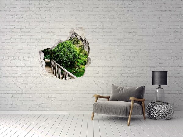 Nálepka fototapeta 3D výhled Most na řece nd-p-85929916