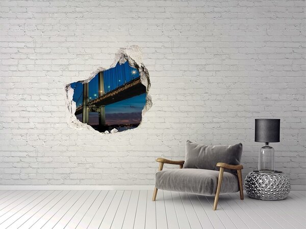 Fototapeta díra na zeď 3D Brooklynský most nd-p-85968041