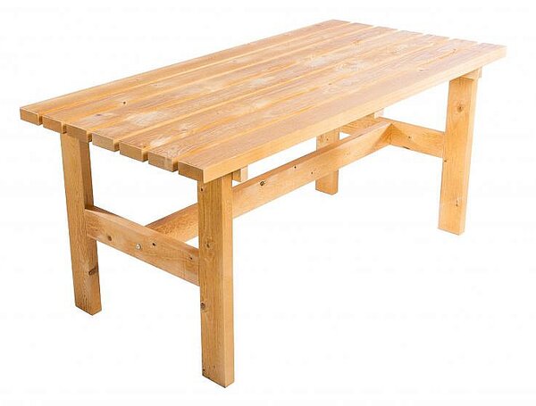 Masivní dřevěný zahradní stůl TEA 02 o síle 38 mm