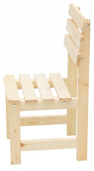Masivní dřevěné zahradní křeslo z borovice dřevo 22 mm