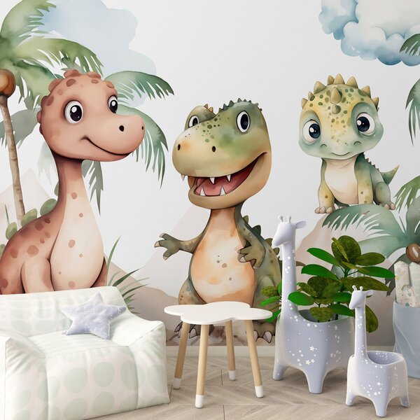 Fototapety Dinosauři, Fototapety dětské, Fototapety dinosauři, w03675 : uwalls.cz