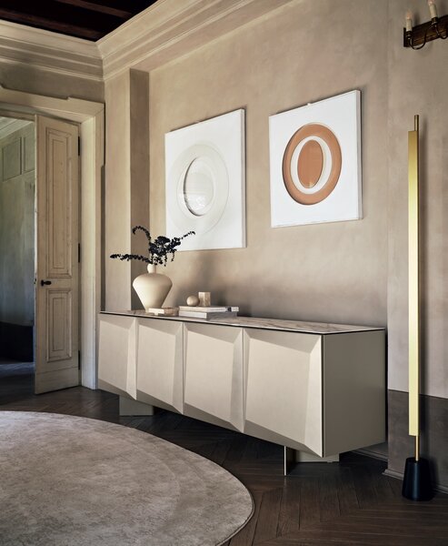 Calligaris Oválný koberec Bean, béžový, CS7279 Rozměr: 200x300 cm