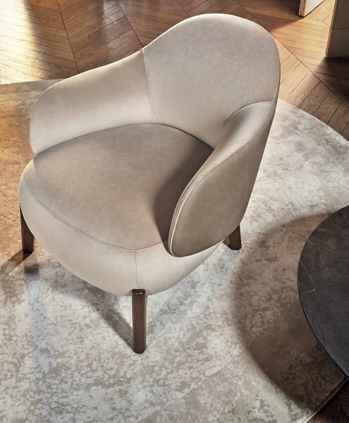 Calligaris Oválný koberec Bean, béžový, CS7279 Rozměr: 200x300 cm