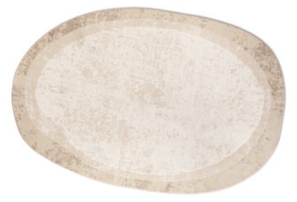 Calligaris Oválný koberec Bean, béžový, CS7279 Rozměr: 200x300 cm