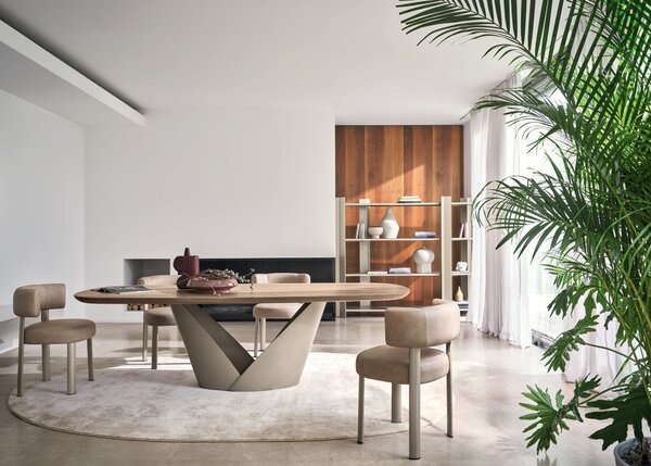 Calligaris Oválný koberec Bean, béžový, CS7279 Rozměr: 200x300 cm