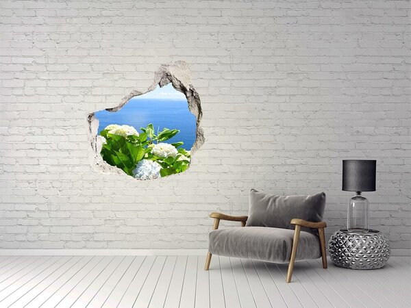 Nálepka fototapeta 3D Květiny nad mořem nd-p-87726143