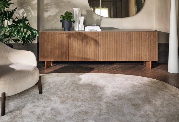 Calligaris Oválný koberec Bean, béžový, CS7279 Rozměr: 200x300 cm