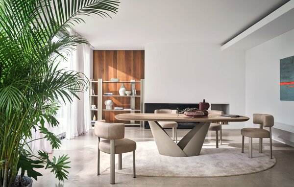 Calligaris Oválný koberec Bean, béžový, CS7279 Rozměr: 200x300 cm