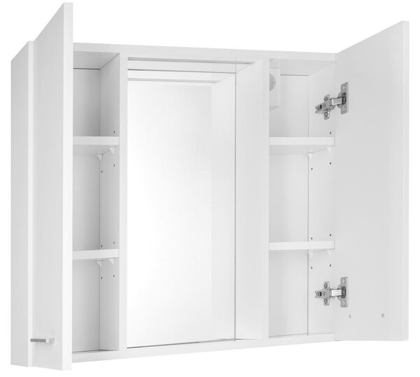 Aqualine Aqualine, ZOJA/KERAMIA FRESH STRIP galerka s LED osvětlením, 70x60x14cm, bílá, 45025S