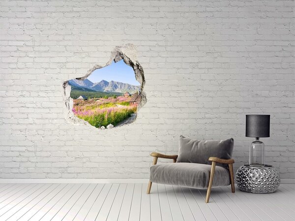 Nálepka fototapeta 3D na zeď Chaty v horách nd-p-90098550