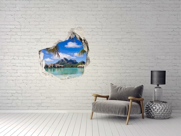 Nálepka fototapeta 3D Palmy na Bora Bora nd-p-90274909