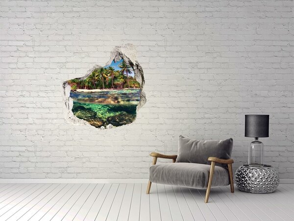 Nálepka fototapeta 3D na zeď Tropická pláž nd-p-90407162