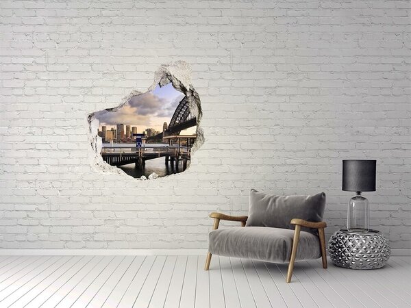 Fototapeta díra na zeď 3D Most w Sydney nd-p-90745371