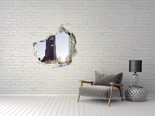 Fototapeta díra na zeď 3D Mrakodrapy nd-p-90467126
