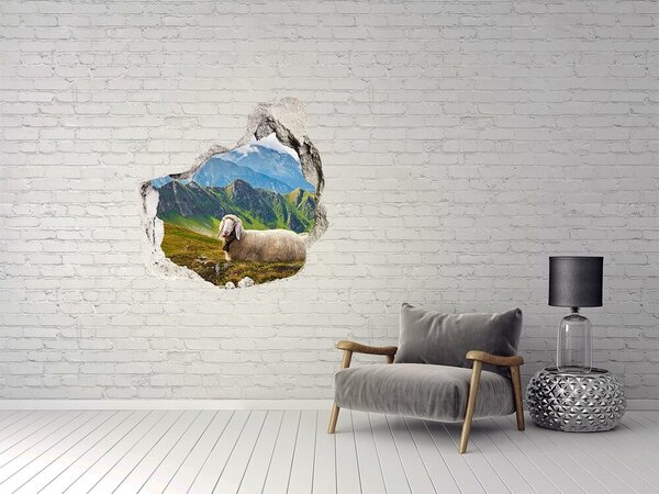 Nálepka fototapeta 3D na zeď Ovce v Alpách nd-p-90327187
