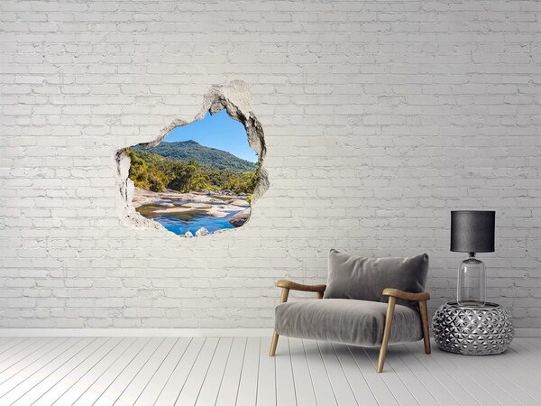 Nálepka fototapeta 3D na zeď Řeka v lese nd-p-91193545
