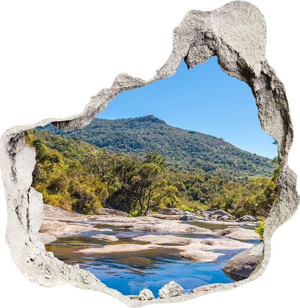 Nálepka fototapeta 3D na zeď Řeka v lese nd-p-91193545