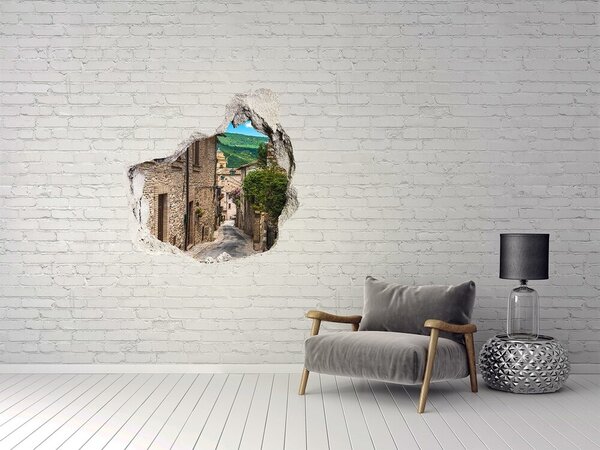 Fototapeta díra na zeď 3D Romantická ulička nd-p-93132177