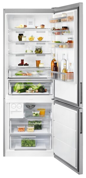 Electrolux Volně stojící chladnička s mrazákem 600 TwinTech No Frost LNT6ME46X3